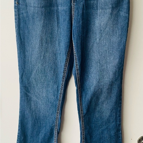 Natural Reflections Blue Flare Jeans - Picture 9 of 10
